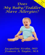 Baby Toddler allergy book cover - click to view more information